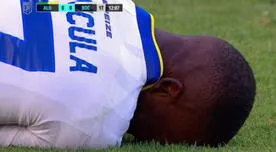 Terrible falta contra Luis Advíncula en el Boca vs Aldosivi - VIDEO