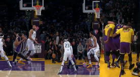 NBA: Anthony Davis sufrió terrible lesión en el partido de los Lakers