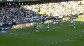 ¡Llegó el doblete de Aubameyang! Barcelona golea 3-0 al Valencia por LaLiga