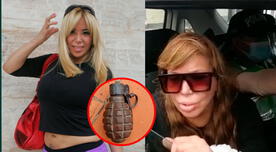 Policía interviene a Eva María Abad por dejar maletín con granada de guerra