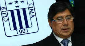 Alianza Lima expulsó a Guillermo Alarcón como socio por actos contrarios a la ley