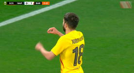 ¿El gol de la clasificación? Jordi Alba convirtió el 1-0 de Barcelona sobre Napoli
