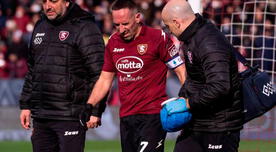 Franck Ribéry sufrió un traumatismo craneoencefálico tras un accidente automovilístico