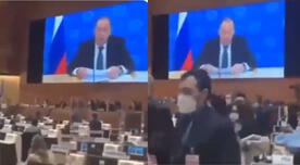 Diplomáticos abandonan sala del Consejo de la ONU durante presentación de ministro ruso