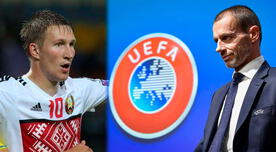 UEFA impone a la selección mayor y equipos de Bielorrusia jugar en estadios neutrales