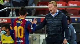 Koeman y su duro dardo a Laporta por permitir la salida de Lionel Messi