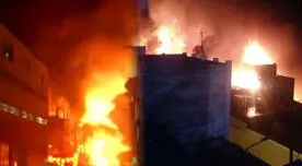 Incendio de código 4 consume fábrica de químicos en San Juan de Lurigancho - VIDEO