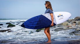 Sofía Mulánovich presenta colección de artículos para surf elaborados con material reciclado