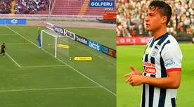 Cristian Benavente ejecutó un soberbio tiro libre y por poco anota el empate de Alianza Lima