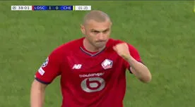¡Empieza a soñar! Burak Yilmaz cambió penal por gol y pone el 1-0 para el Lille