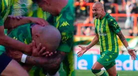 Santiago 'Tanque' Silva estalló en llanto tras anotar un gol con Aldosivi luego de 2 años