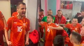 ¡Locura total! Macedonia del Norte y su eufórica celebración tras dejar sin Mundial a Italia