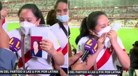 La conmovedora cábala de una joven que llevó la foto de su abuelita fallecida al estadio