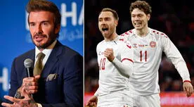 David Beckham alienta a Dinamarca: "Puede ser la sorpresa del Mundial Qatar 2022"