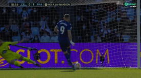 ¡Retornó con gol! Karim Benzema anotó de penal el 1-0 del Real Madrid sobre Celta de Vigo