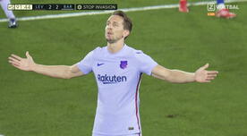 ¡Apareció el '9'! Luuk de Jong anotó el 3-2 de Barcelona ante Levante y desató la locura
