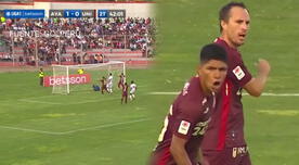 ¡Sacó la garra! Cayetano remató de larga distancia y puso el 1-1 de Universitario ante Ayacucho