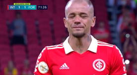 Entre lágrimas: D'Alessandro le puso fin a su carrera deportiva durante el Inter vs. Fortaleza