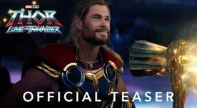 Thor, Love and Thunder: Difunden el primer tráiler de la película de Marvel - VIDEO