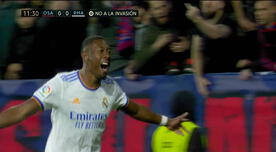¡A paso de campeón!  David Alaba pone el 1-0 para Real Madrid