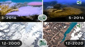 Google celebra el Día de la Tierra con imágenes reales del cambio climático