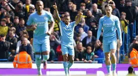 ¡Los madrugó! Gabriel Jesús anotó el 1-0 del Manchester City sobre Watford por la Premier League