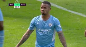 ¡Cayó el doblete! Gabriel Jesús estira la ventaja de Manchester City sobre Watford