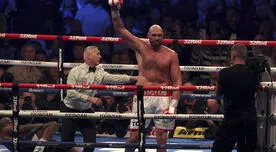 Tyson Fury venció por KO a Dillian Whyte en Wembley y anuncia su retiro del boxeo