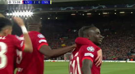 ¡Estira la ventaja! Sadio Mané marcó el 2-0 de Liverpool sobre Villarreal por Champions League