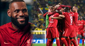 Liverpool clasificó a la final de la Champions e hizo estallar de felicidad a LeBron James