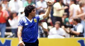 Se subastó la camiseta que usó Diego Maradona contra Inglaterra en el Mundial de México 86