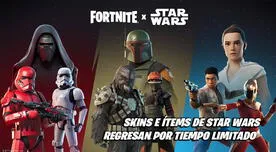 Fortnite: skins e ítems de Star Wars vuelven por tiempo limitado
