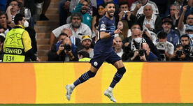 Mahrez anotó el 1-0 del Manchester City sobre el Real Madrid y enmudece el Santiago Bernabéu