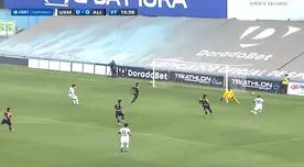 Gonzalo Verón totalmente solo se falló la opción más clara de gol para la San Martín