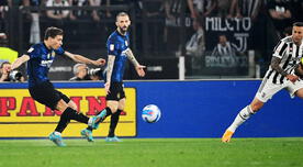 La puso en el ángulo: Nicolò Barella anotó un golazo y marcó el 1-0 de Inter sobre Juventus