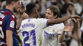 Amplía la ventaja: Rodrygo anotó el 3-0 del Real Madrid ante Levante