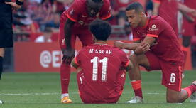 Alarma en Liverpool: Salah se lesionó a los 30 minutos en la final de la FA Cup - VIDEO