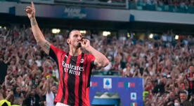 Único: Ibrahimovic festejó título del AC Milan con champaña y fumándose un puro
