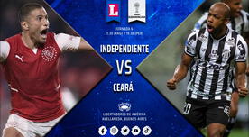 Independiente vs. Ceará EN VIVO, Copa Sudamericana en directo