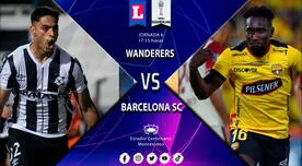 Wanderers vs. Barcelona SC EN VIVO por Sudamericana: ¿a qué hora juegan y dónde ver el partido?