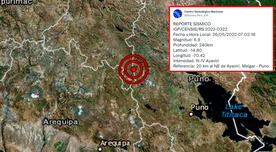 Temblor en Puno: se registró sismo de 6.9 que se sintió en Chile y Bolivia