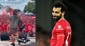 Final de la Champions League y brota la inspiración: hinchas le cantan a Mohamed Salah