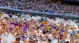 "Halá Madrid y nada más": así entonaron los hinchas del Real Madrid su tradicional cántico
