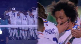 El adiós de Marcelo: lágrimas del brasileño tras el abrazo de los jugadores de Real Madrid - VIDEO