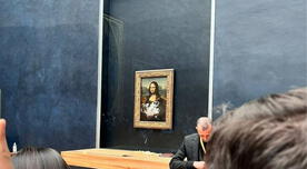 Hombre en silla de ruedas atacó cuadro de la 'Mona Lisa' en el museo de Louvre - VIDEO