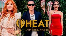 Premios Heat 2022: estos son los artistas que estuvieron presentes en la alfombra roja