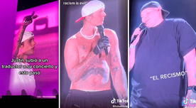 Presentador se vuelve viral por traducir mal a Justin Bieber en pleno concierto