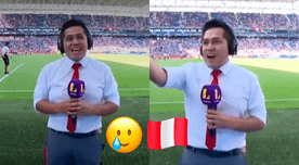 Reportero se conmueve al ver la hinchada en el Perú vs Nueva Zelanda
