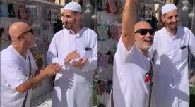 Marco Romero llega a Qatar y canta junto a árabe: "Porque yo creo en ti"  - VIDEO