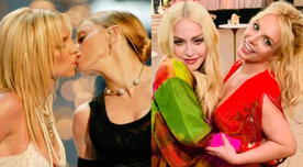 Britney Spears y Madonna recrearon su icónico beso después de 19 años